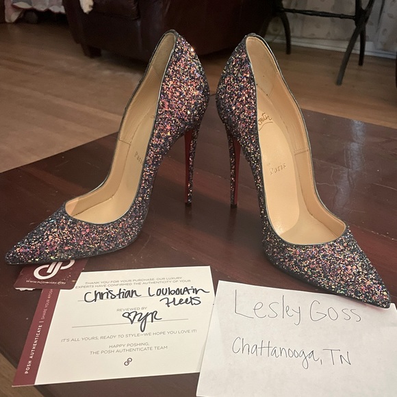 Christian Louboutin so Kate 120 dragonfly China blue size 37 (7US) - Picture 1 of 6